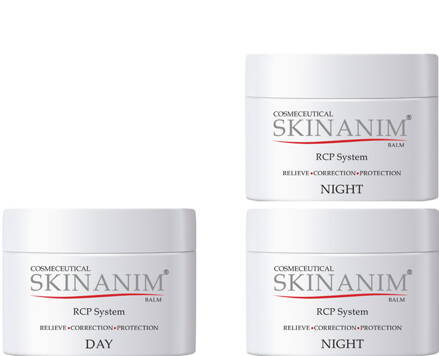 Balzám na atopický ekzém - sada 1x denní a 2x noční balzám Skinanim